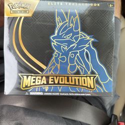 Mega Lucario ETB(Mint): Pokemon Mega Evolution TCG