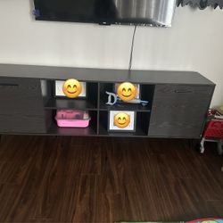 TV Stand  Black / Grey 