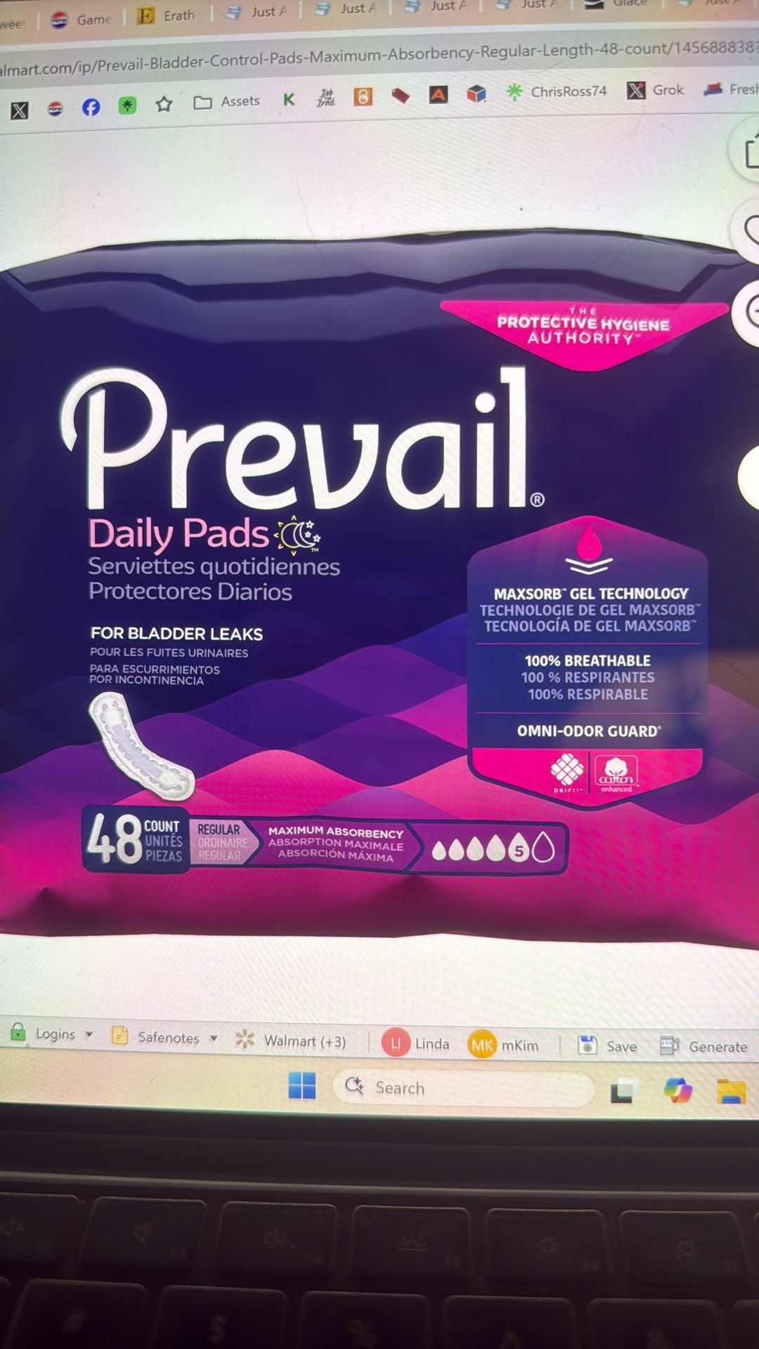 Prevail Daily Pads