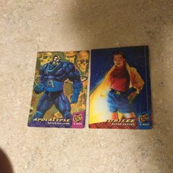 Marvel Comics X Men Cards
