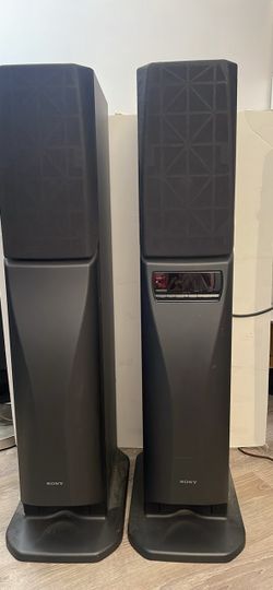 Sony Systems -slim SA-VA55 black speakers