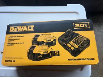 20V MAX Lithium-Ion Battery Starter Kit with 5.0 Ah Batteries (2-Pack) and Charger