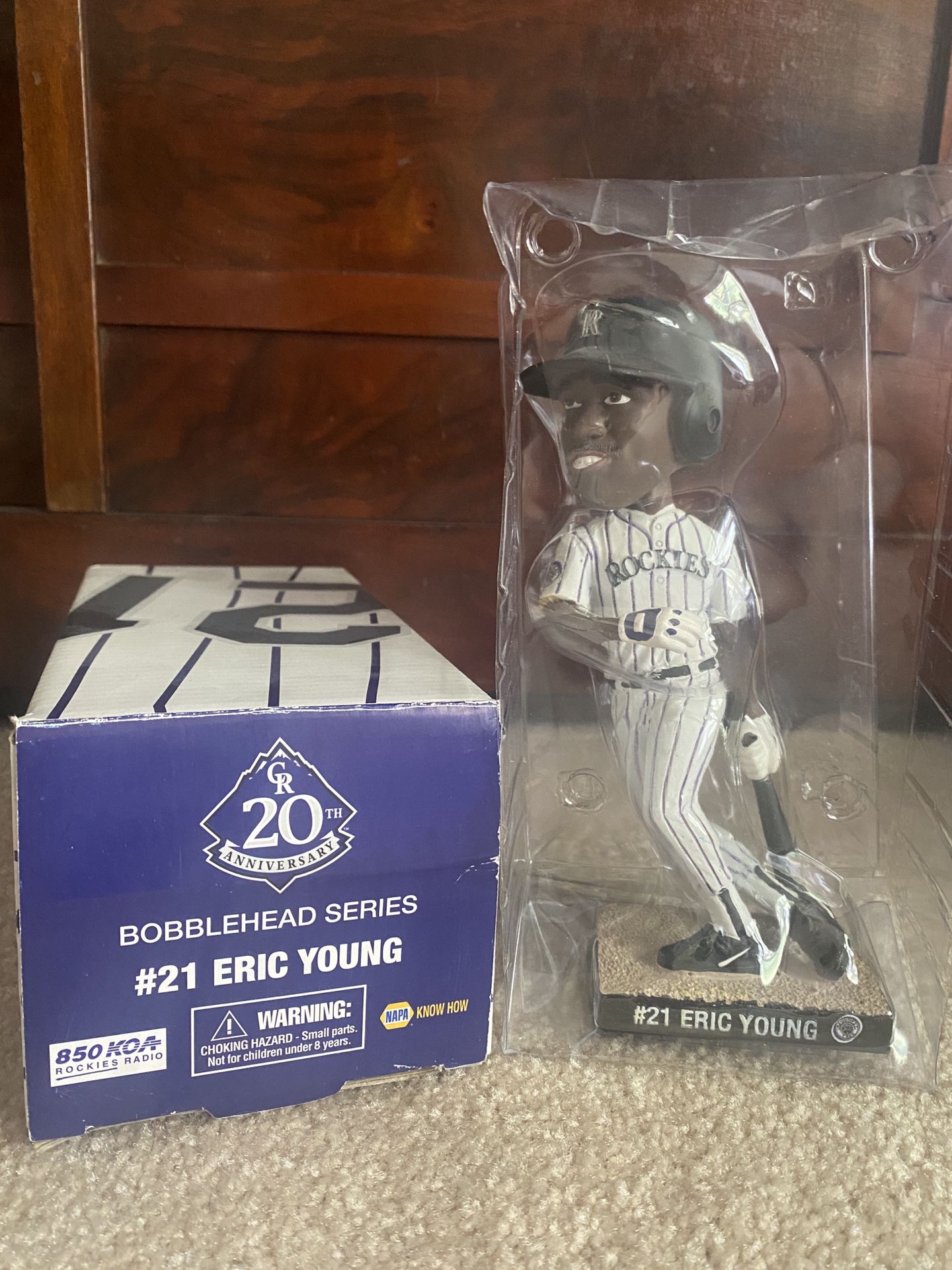 Eric Young Rockies 20th Anniversary Bobblehead