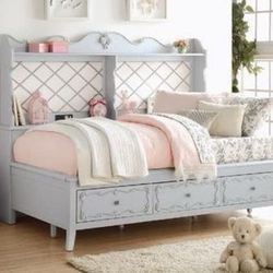 Brand New Grey Storage Daybed