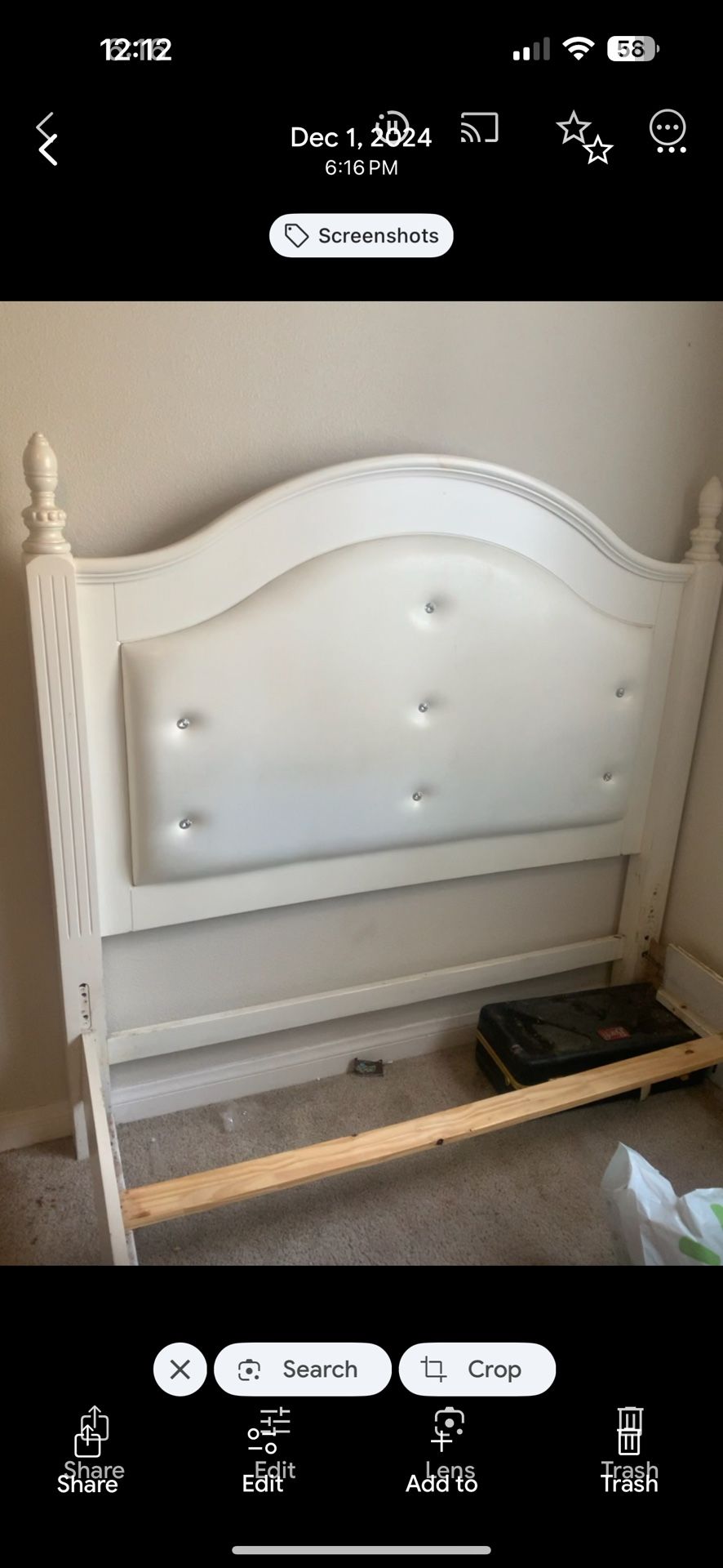 Youth Bed Frame With Dresser