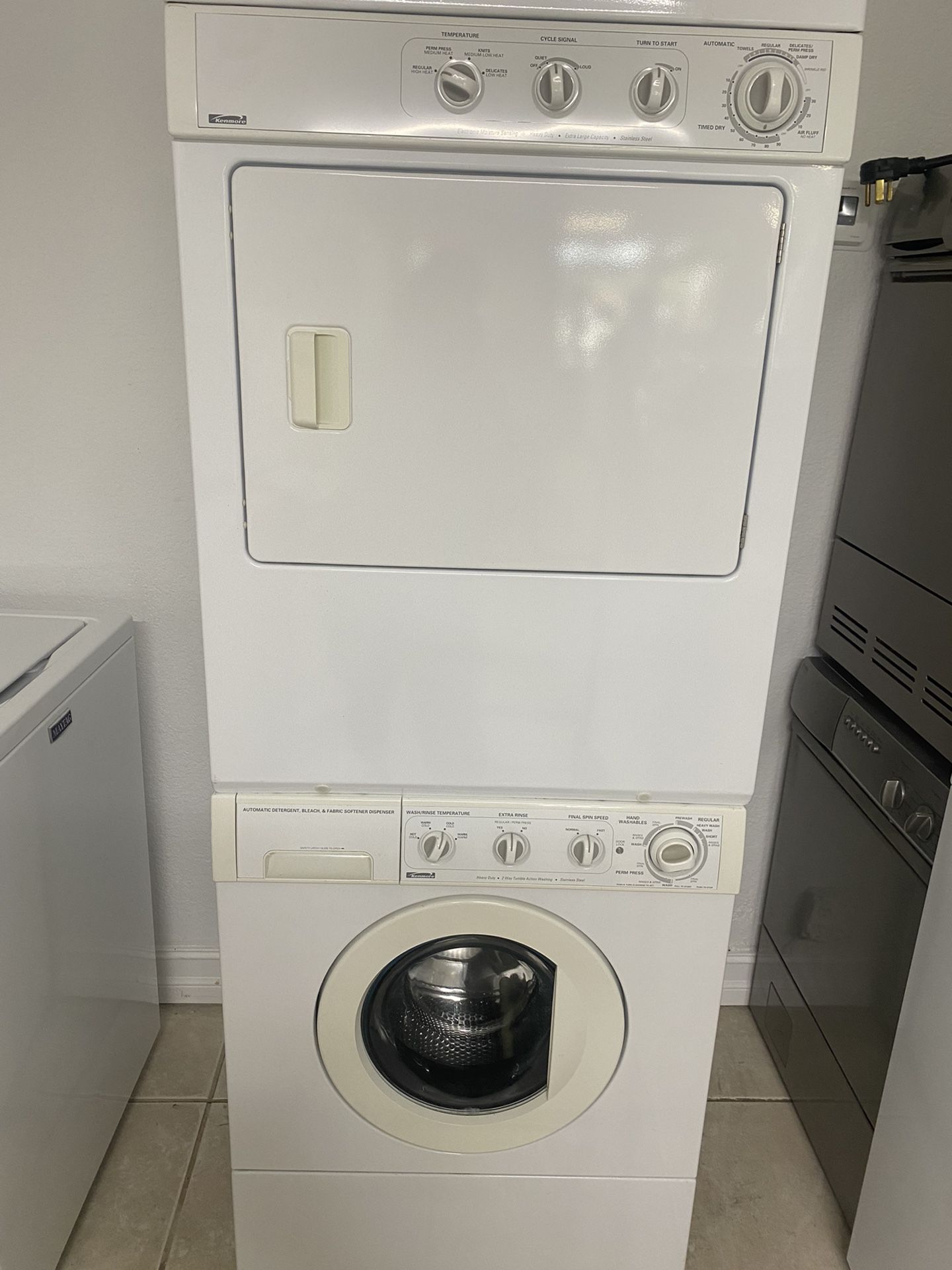 Stack Washer And Dryer Kenmore 