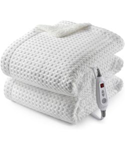 Caromio Electric Heated Throw Blanket