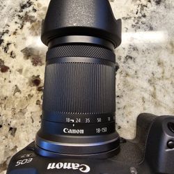 Canon RF-s 18-150 With Hood Like New