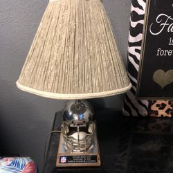 super bowl xxv vintage lamp 