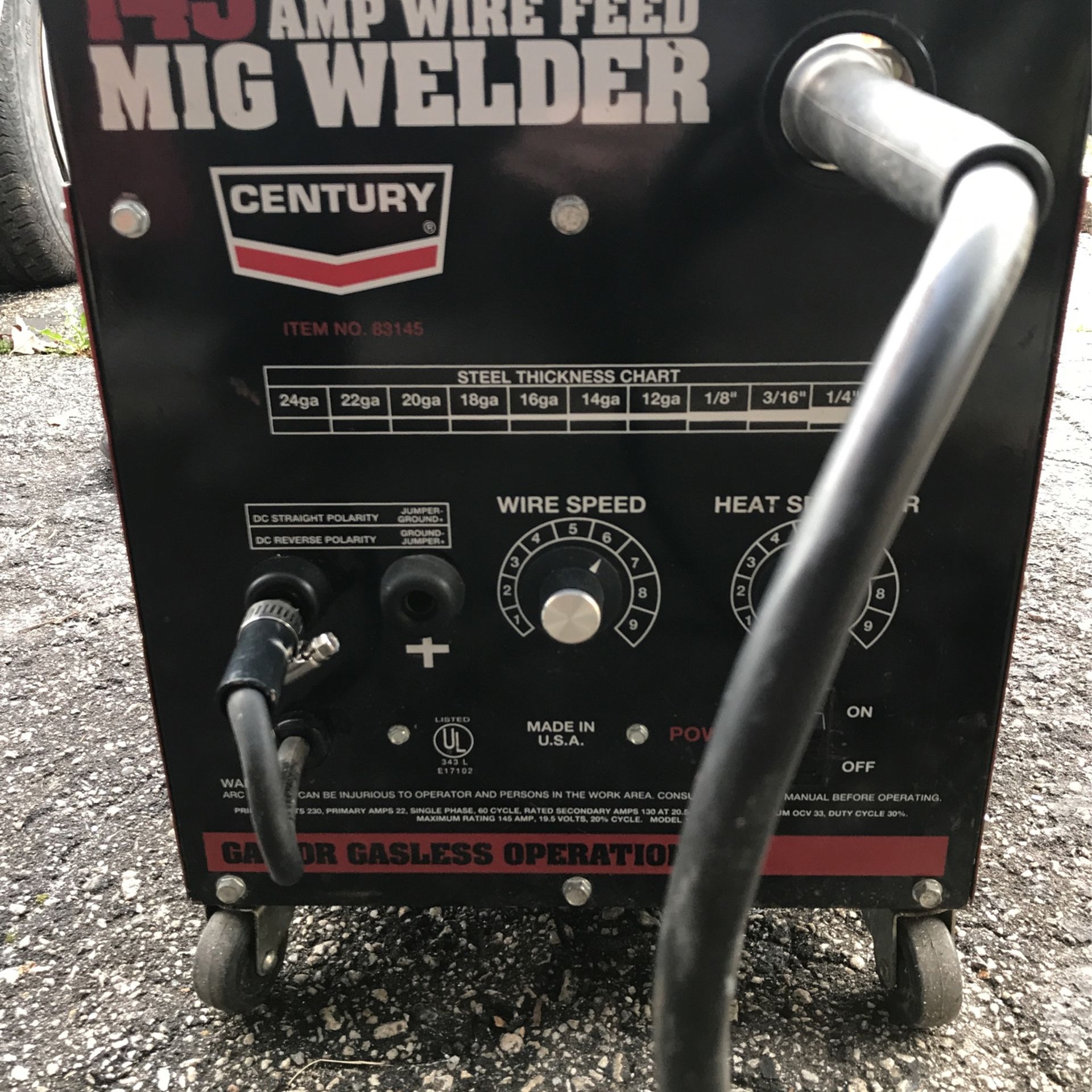 Century 145 Amp Mig Welder