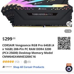 Gaming Ram Memory Corsair