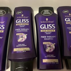 Schwarzkopf Gliss Shampoo/conditioner Set— Fiber Therapy 13.6oz (*Please Read Post Description*)