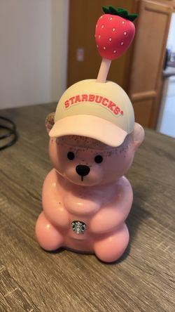Starbucks  Limited edition glass bear tumbler