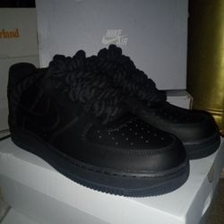 Nike Air Force 1 W/Rope Laces Sz 10, 11, 11.5, 12, 12.5