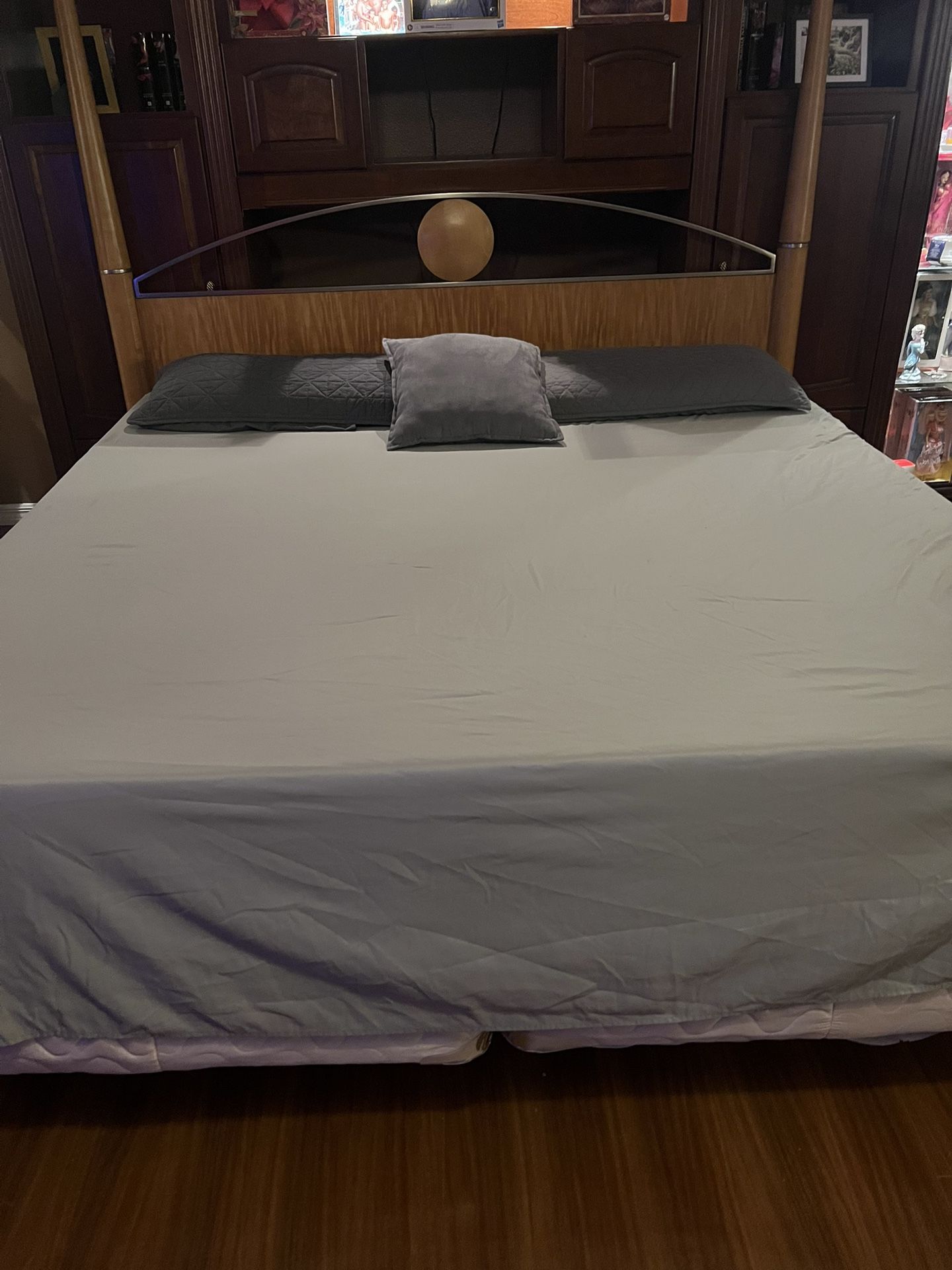 Ethan Allen Headboard Armoire Set