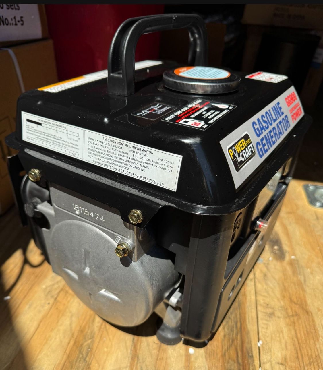 Generator 900 Watts 2 Strokes New 95.00