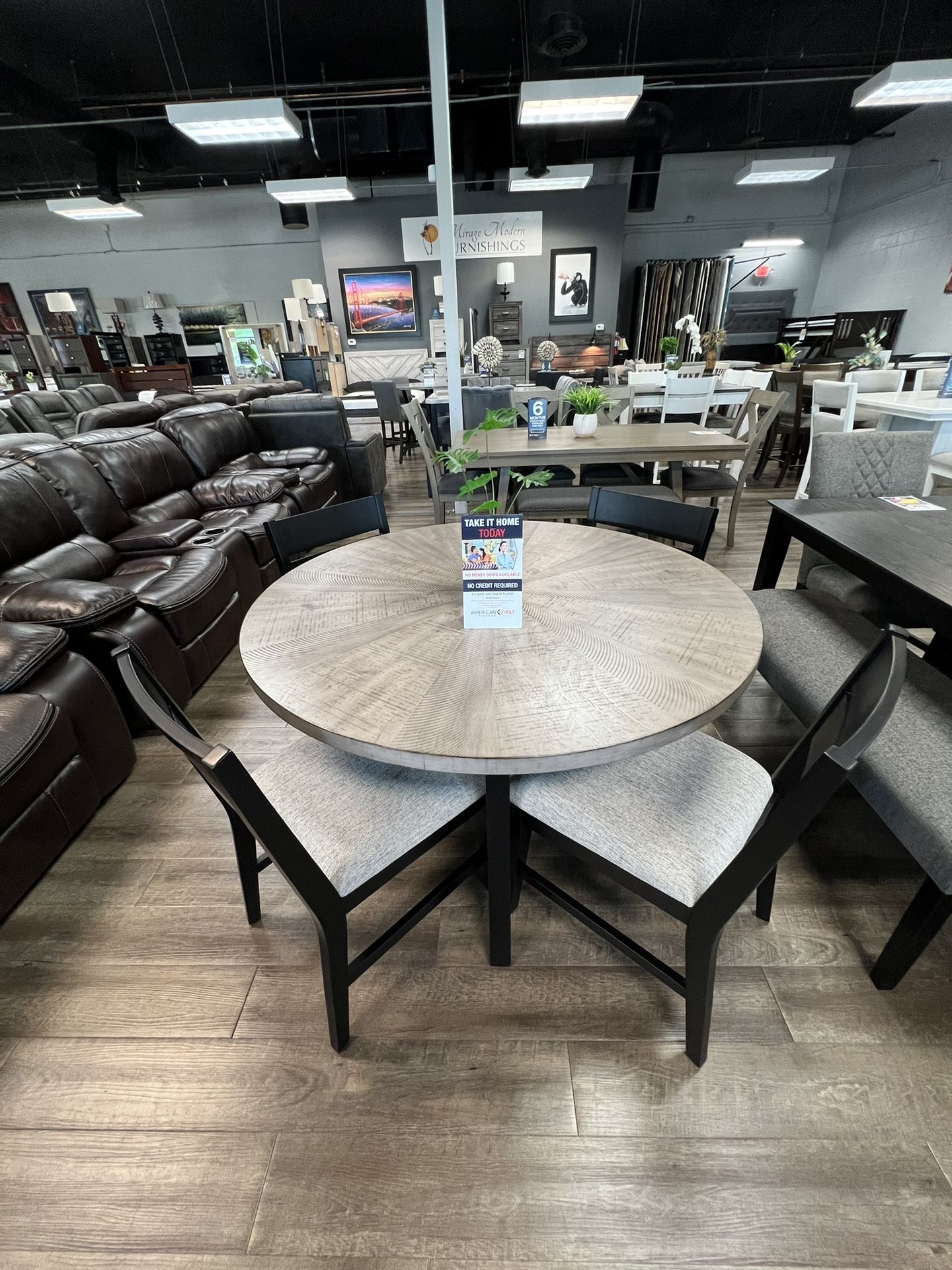 5pc Round Dining Set