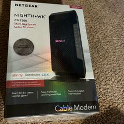 Netgear Nighthawk Cm1200  NWT