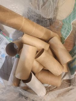 Crafts cardboard tubes