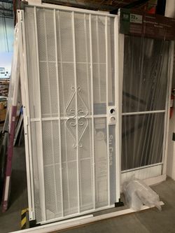 Steel security door