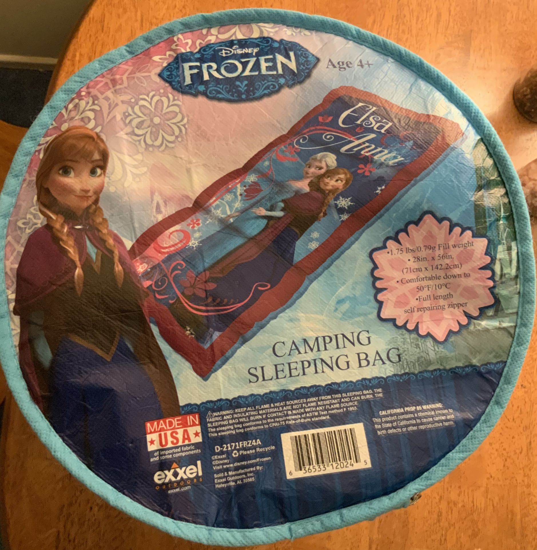 Elsa Anna Disney Sleeping Bag For Camping