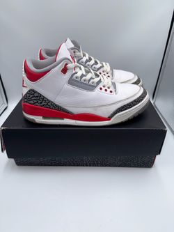 Jordan 3 Fire Red Shoe Size 9 | OG Box 🔥
