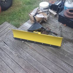 John Deere Lawn Mower Snow Blade With Weights 