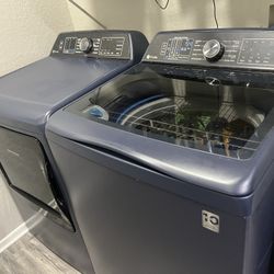 GE Profile Top-Load Washer & Vented Electric Dryer