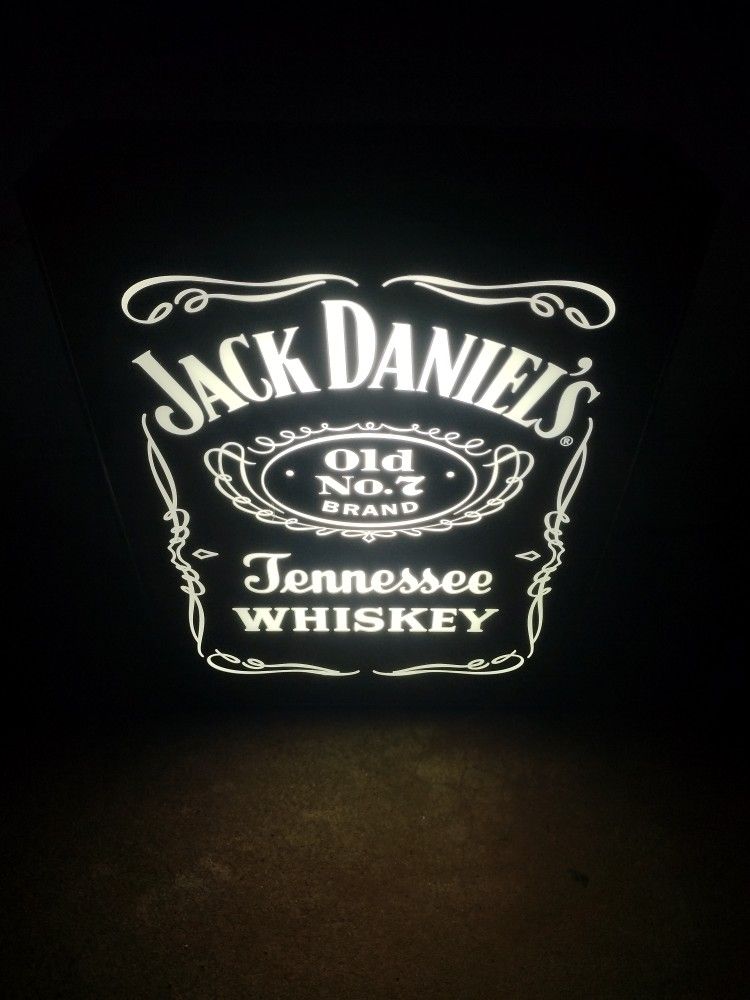 Jack Daniel's lighted bar sign good shape Works no offers no trades 75th Ave Indian School serious buyers only please