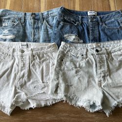 Women’s juniors Shorts Size 26 RSQ Levi’s Like New 