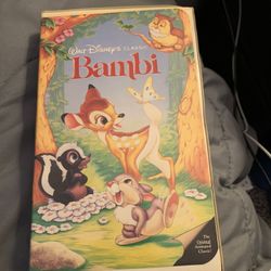 Black Diamond Edition Walt Disney's Classic Bambi VHS Tape