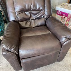 Toddlers Brown Recliner Chair