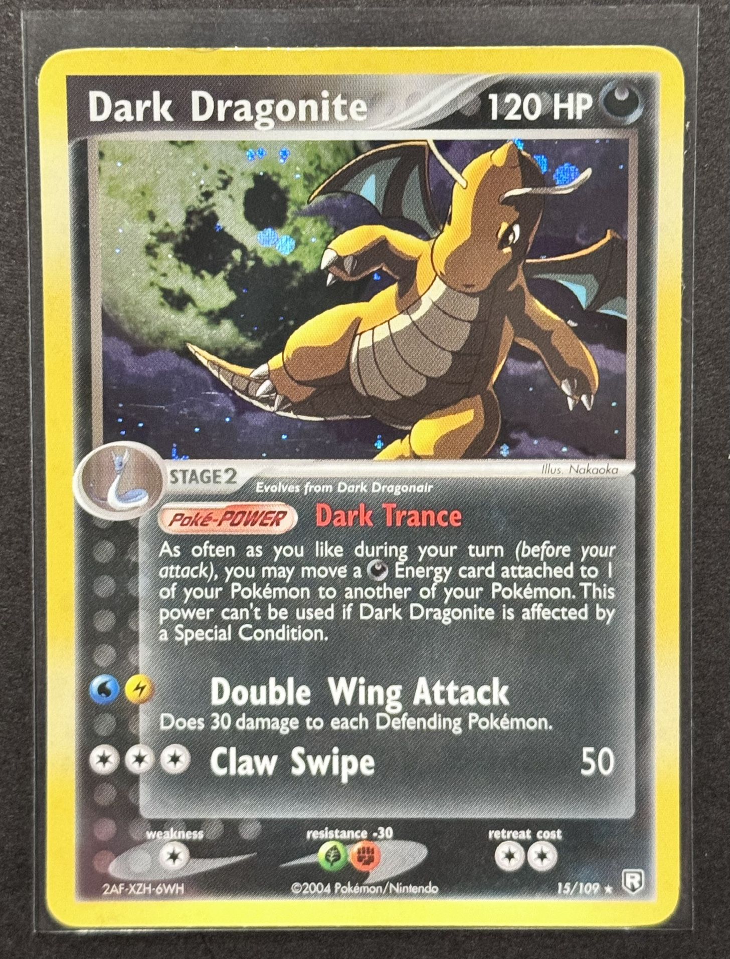Pokémon TCG 2004 Holo Rare Dark Dragonite (EX Team Rocket Returns 15/109) EN