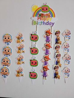 Cocomelon Cake Decorations
