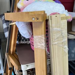 Twin wood bed frame 12” tall