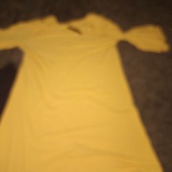 Pretty Yellow Orange Dress