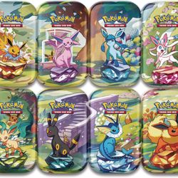 Prismatic Evolution Tins