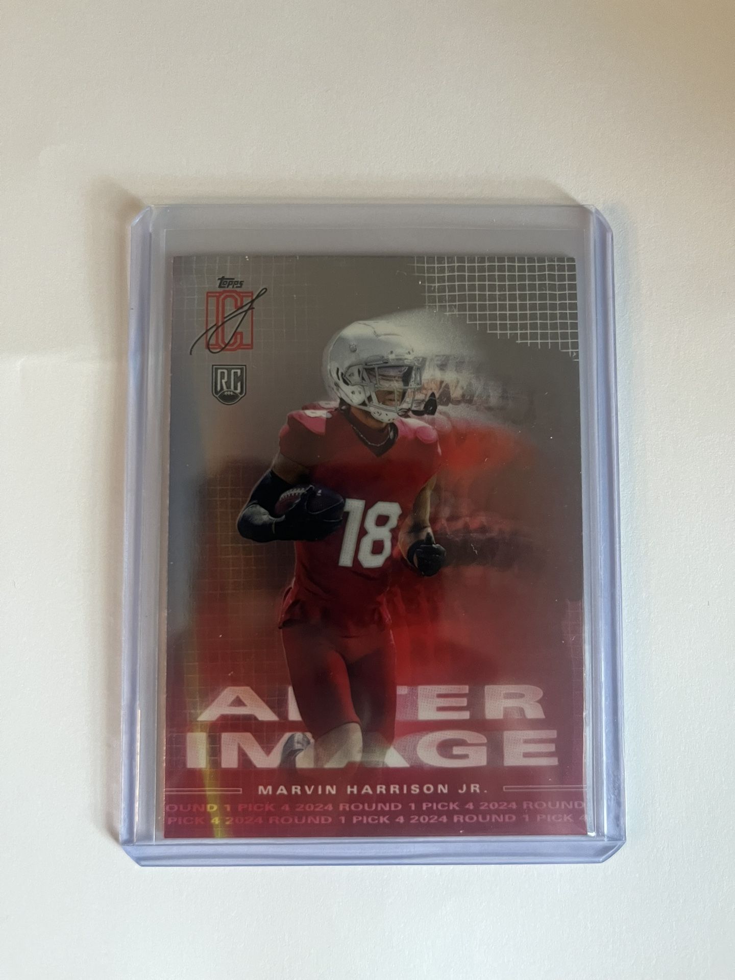 Marvin Harrison Jr After Image Rookie Card #18