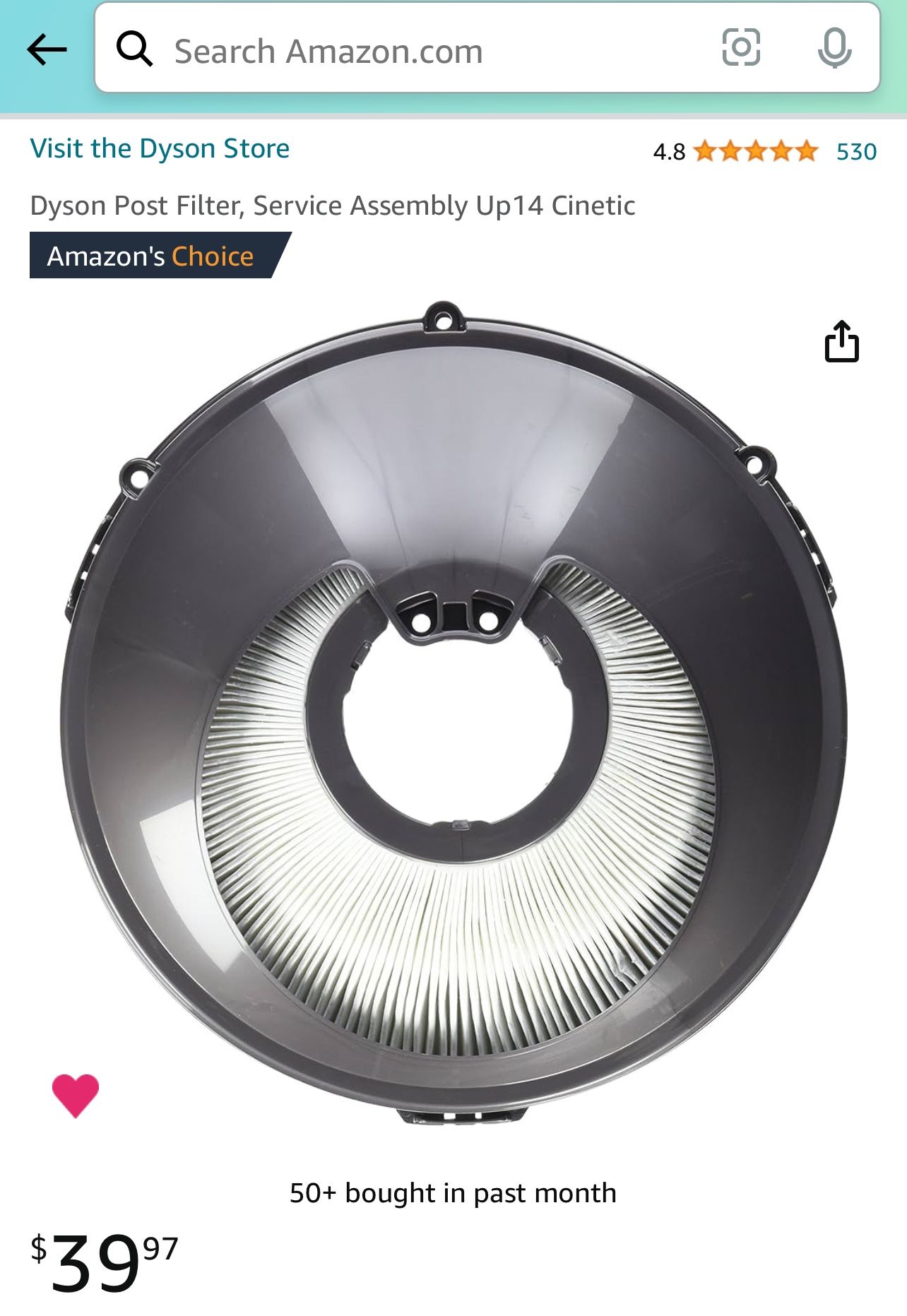 Dyson Vacuum Filters