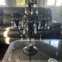 Decorative Black Candelabra