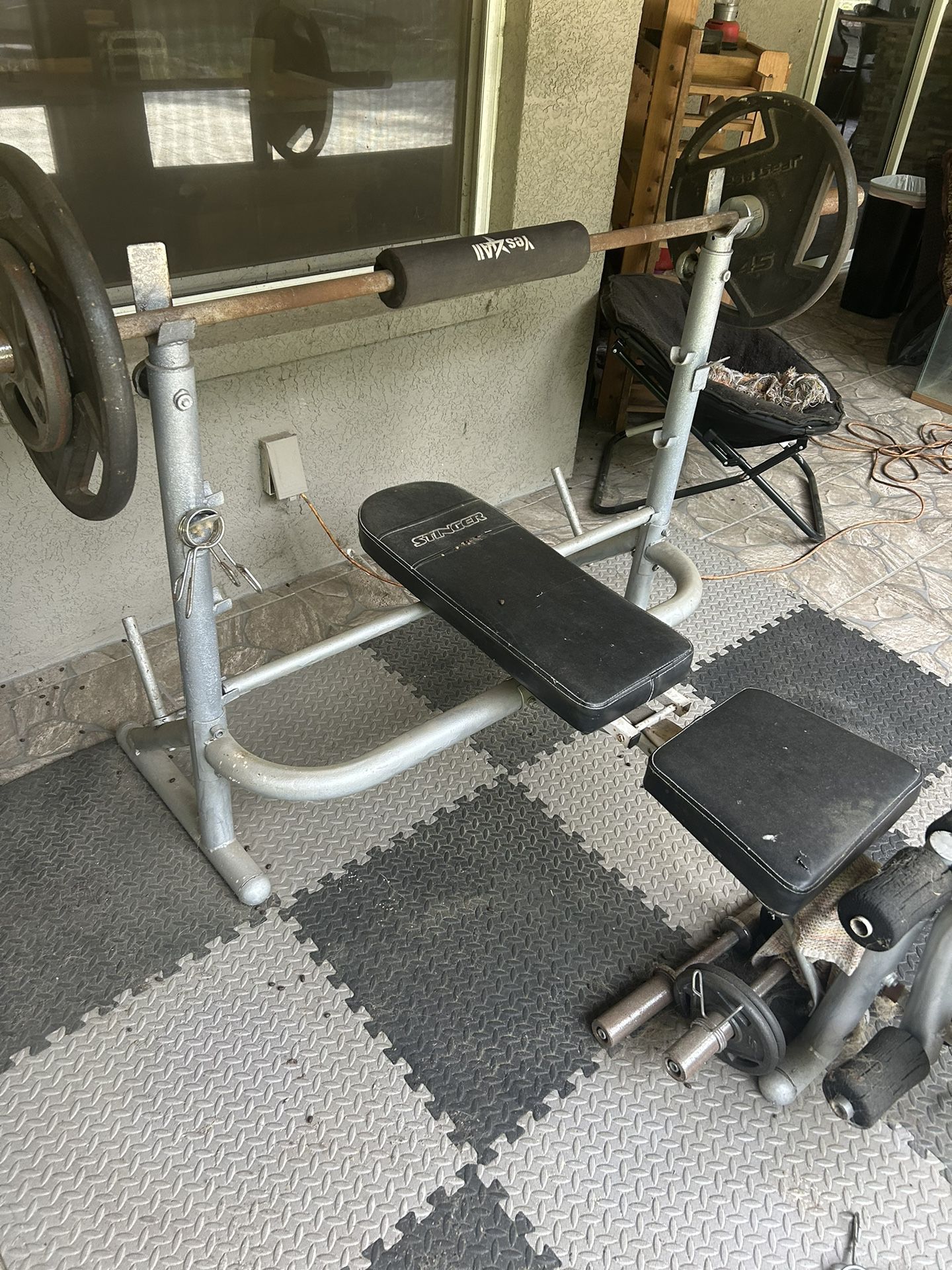 Weight Bench And Mat