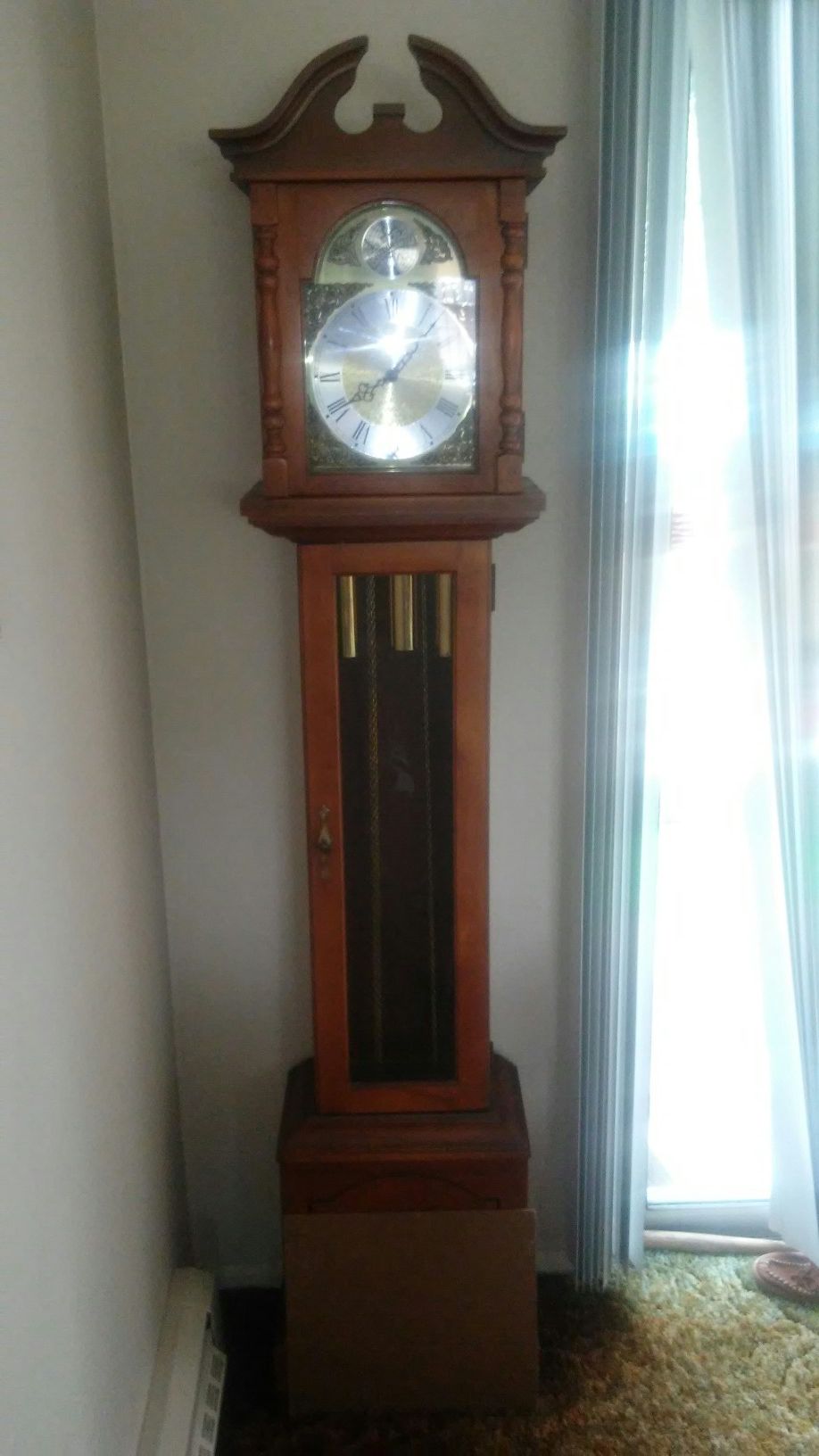 Tempus fugit grand father clock