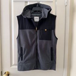 Zara Fleece Zip-Up Vest 