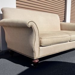 Upholstered Nailhead Trim Sofa - Delivery Available