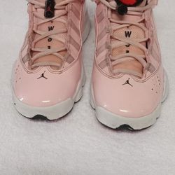 Jordan Pink 6 Rings Unisex Sneakers 