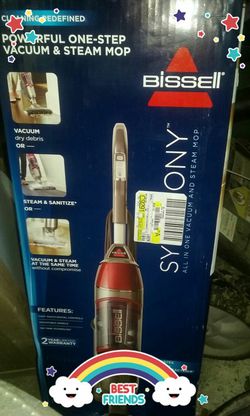 BISSELL VACUUM CLEANER AND STEAM MOP