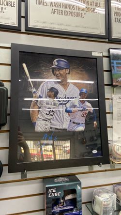 PSA Cody Bellinger Signed Framed Dodgers (cmp127035)
