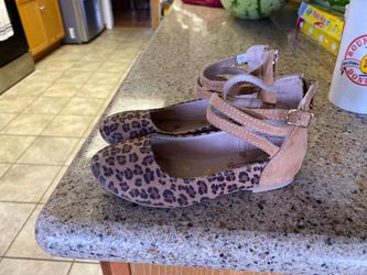 Little girl Cheetah leopard Flats