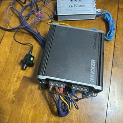 Kicker 400.1 Monoblock  Amp Amplifier Digital Bass Enhancer 