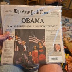 New York Times Obama  Newspaper  New